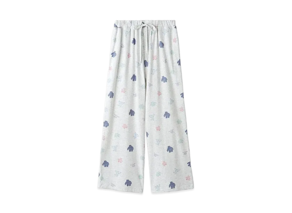 GELATO PIQUE Halloween Collection 'PIQUE MONSTER' Monster Pattern Long Pants "Gray"