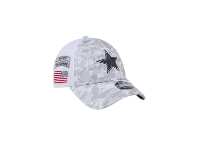 NEW ERA 9Forty Stretch Snap 2024 NFL Salute to Service Dallas Cowboys "White/Gray"