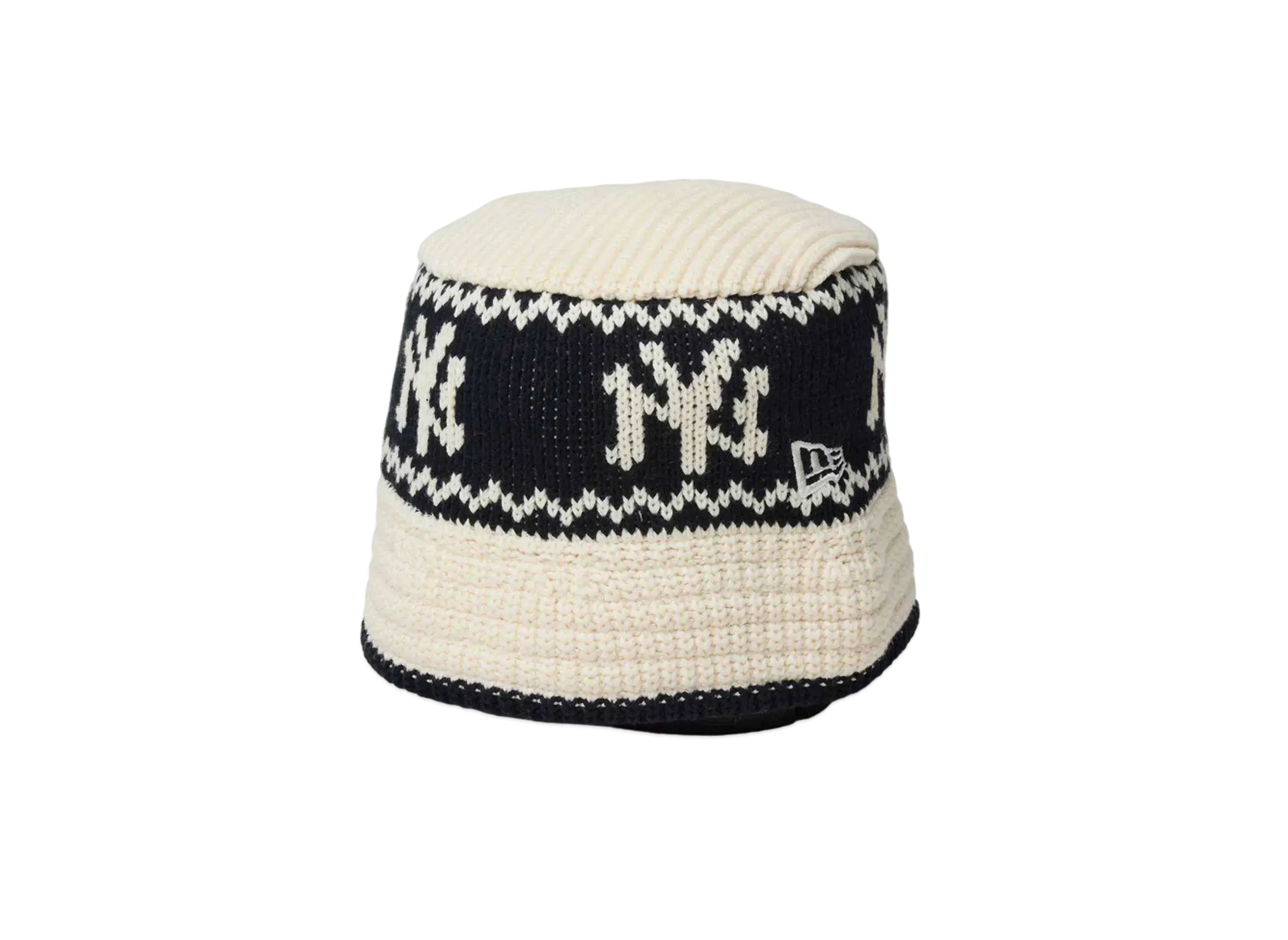 NEW ERA Powered by GORO NAKATSUGAWA (MIN-NANO) Knit Bucket New York Yankees "Chrome/Navy"