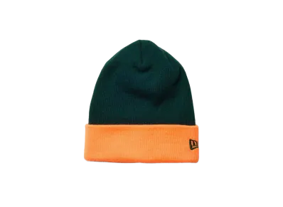 NEW ERA Powered by GORO NAKATSUGAWA (MIN-NANO) Basic Cuff Knit "British Green/Neon Orange"