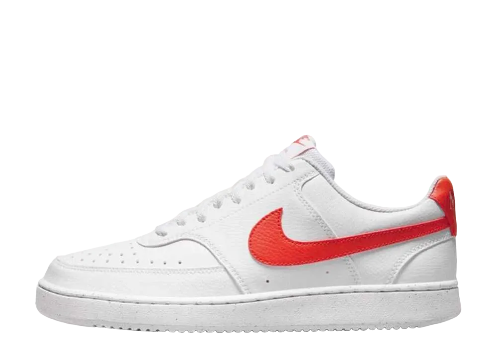 ナイキ コートビジョン ロー ネクストネイチャー "ホワイト/ピカンテレッド"