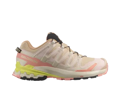 サロモン ウィメンズ XA プロ 3D V9 ゴアテックス "ヘーゼルナッツ/イングリッシュローズ/セーフティイエロー"