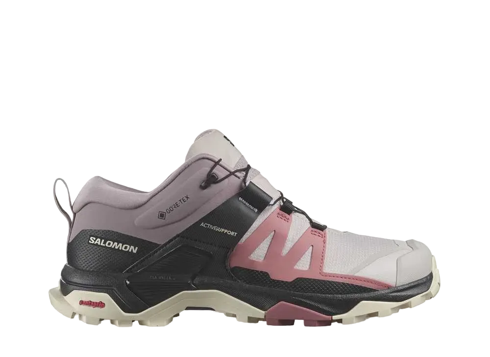 Salomon Women's X Ultra 4 GORE-TEX "Ashes Of Roses/Light Mahogany/Almond Milk"