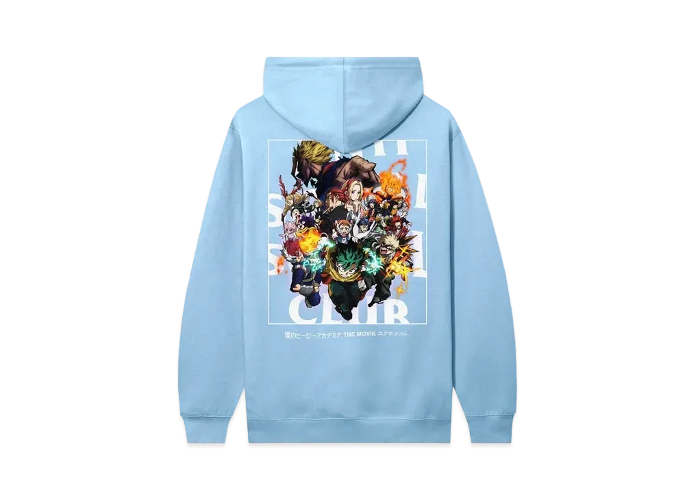 ANTI SOCIAL SOCIAL CLUB x MY HERO ACADEMIA You're Next Hoodie "Blue Aqua"