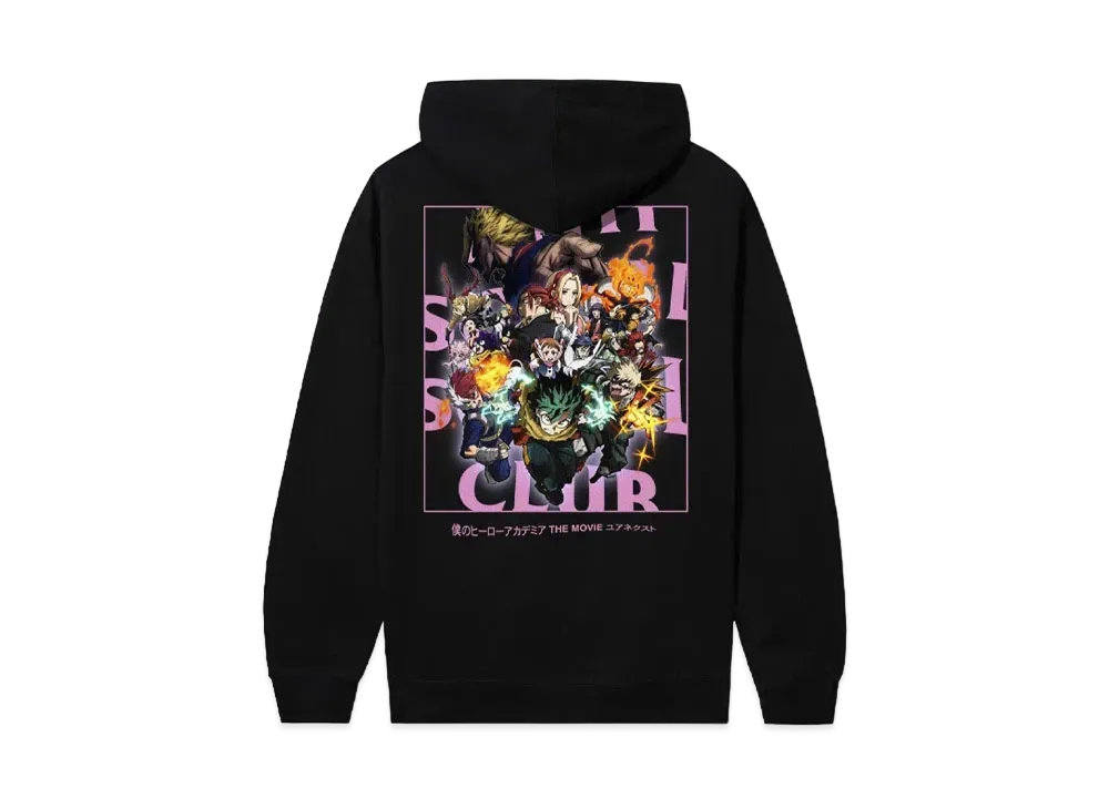 ANTI SOCIAL SOCIAL CLUB x MY HERO ACADEMIA You're Next Hoodie "Black"