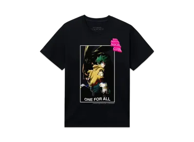 ANTI SOCIAL SOCIAL CLUB x MY HERO ACADEMIA One For All Tee "Black"