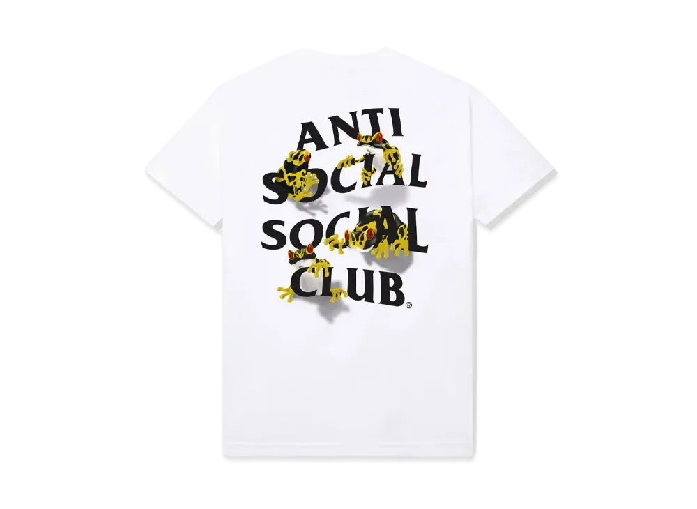 ANTI SOCIAL SOCIAL CLUB Yellow Banded Tee "White"