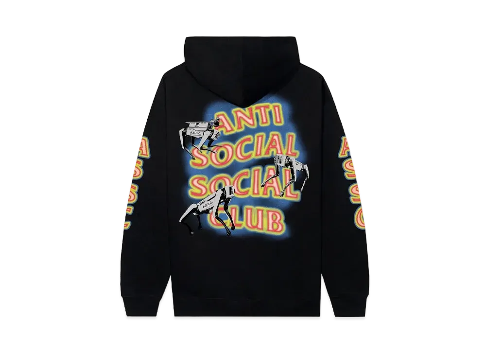 ANTI SOCIAL SOCIAL CLUB Cyber Dogs Hoodie "Black"