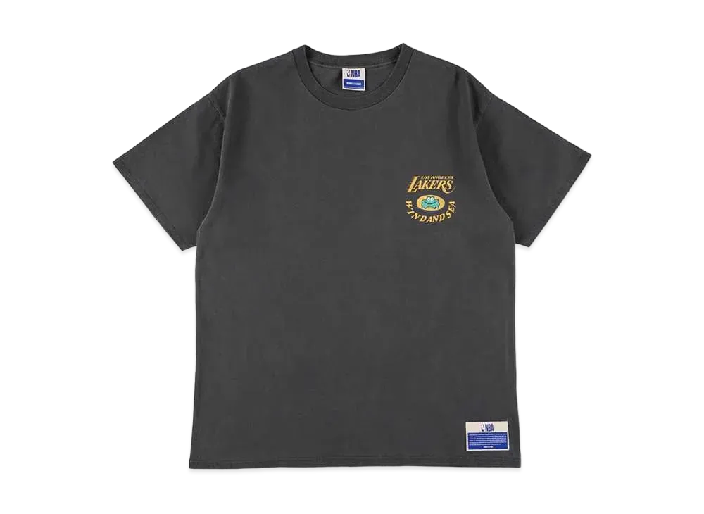 WIND AND SEA x NBA CHAMPIONS x PARAPPA THE RAPPER Lakers Tee "Black"