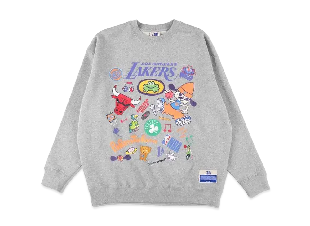 WIND AND SEA x NBA CHAMPIONS x PARAPPA THE RAPPER Sweat "Ash"