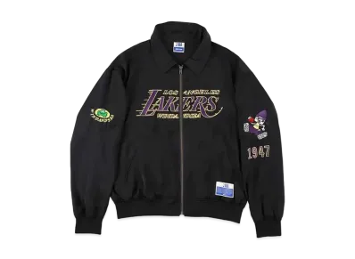 WIND AND SEA x NBA CHAMPIONS x PARAPPA THE RAPPER Souvenir Jacket LA "Black"