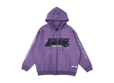 WIND AND SEA x NBA CHAMPIONS x PARAPPA THE RAPPER Zip Up Sweatshirt LA "Navy"