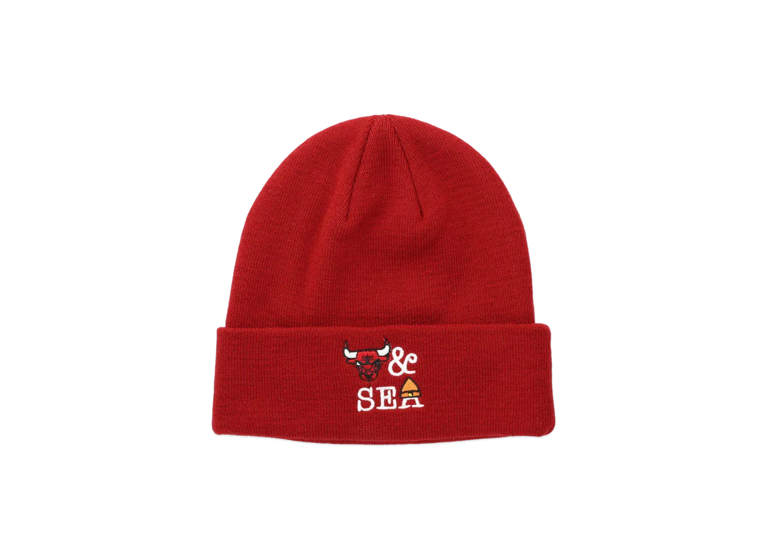 WIND AND SEA x NBA CHAMPIONS x PARAPPA THE RAPPER Knit Cap Bulls "Red"