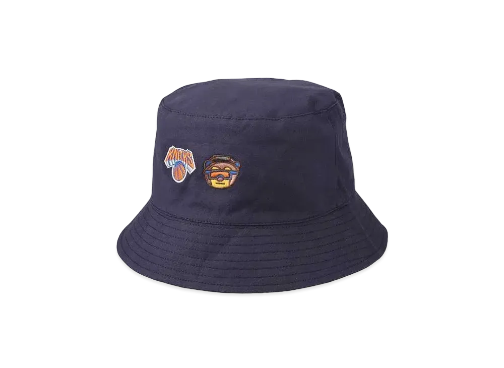 WIND AND SEA x NBA CHAMPIONS x PARAPPA THE RAPPER Bucket Hat Knicks "Navy"