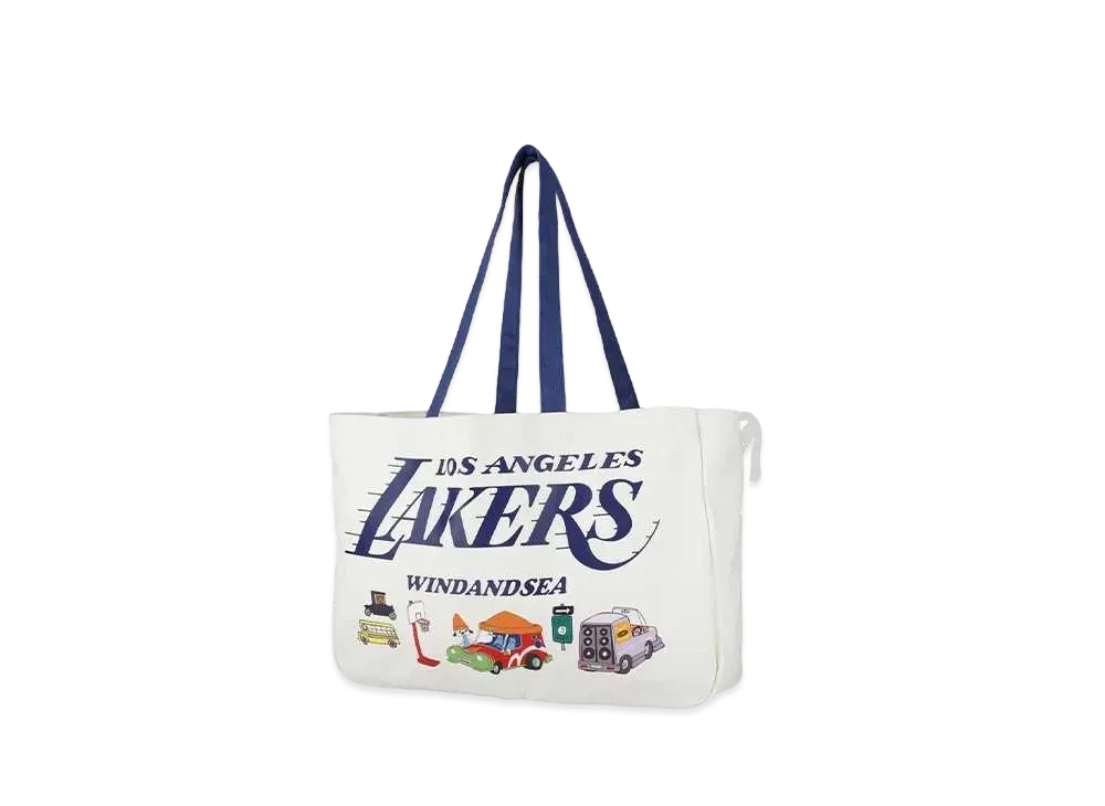 WIND AND SEA x NBA CHAMPIONS x PARAPPA THE RAPPER Tote Bag "Lakers"