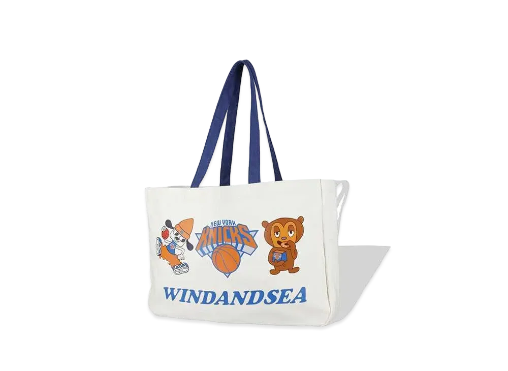 WIND AND SEA x NBA CHAMPIONS x PARAPPA THE RAPPER Tote Bag "Knicks"