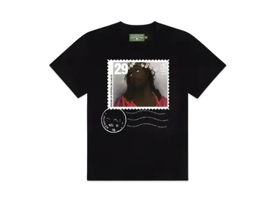 DENIM TEARS Crown of Cotton Stamp Tee "Black"