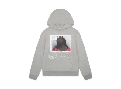 DENIM TEARS Crown of Cotton Stamp Hoodie "Grey"