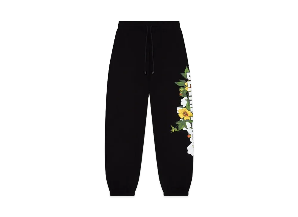 DENIM TEARS Floral Logo Sweatpant "Black"