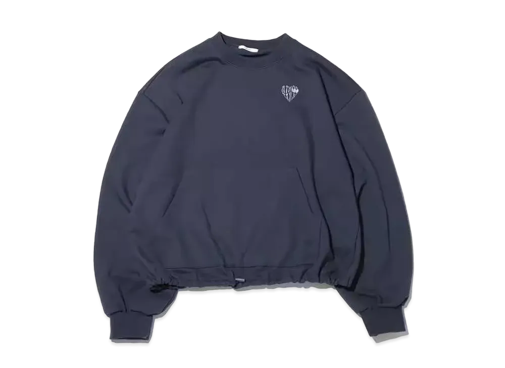 atmos pink Logo Sweat Tops "Navy"