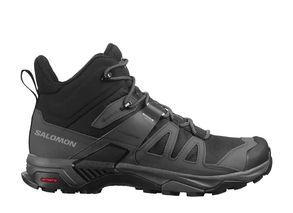 サロモン X ウルトラ4 ミッド ゴアテックス "ブラック/マグネット/パールブルー"