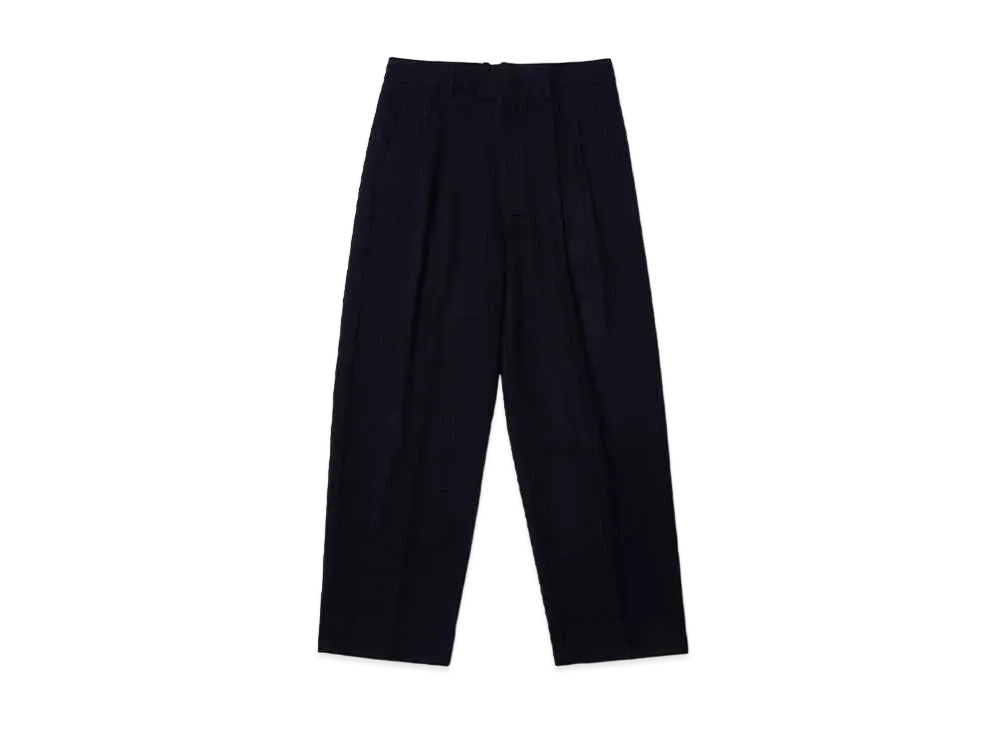 everyone x A.PRESSE Cashmere Easy Trousers "Navy"