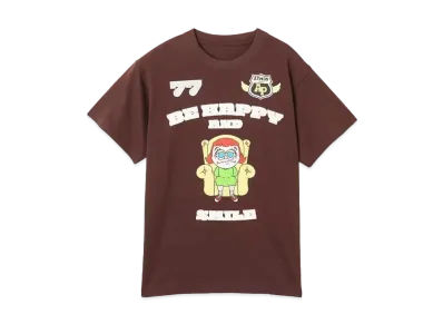 atmos pink x Lili Grumpy T-Shirt "Brown"