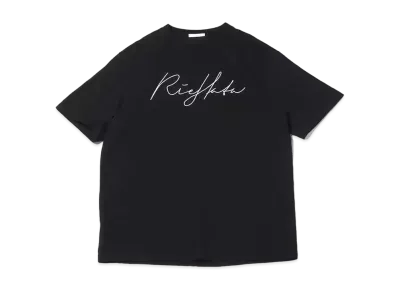 atmos pink x Riehata Logo Big T-Shirt "Black"