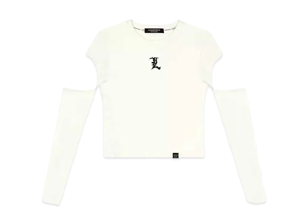 atmos pink x Love Is True Rc L Logo Sungrip T-Shirt "White"