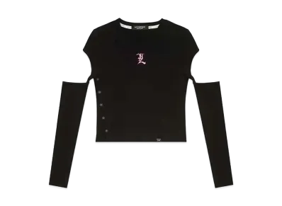 atmos pink x Love Is True Rc L Logo Sungrip T-Shirt "Black"