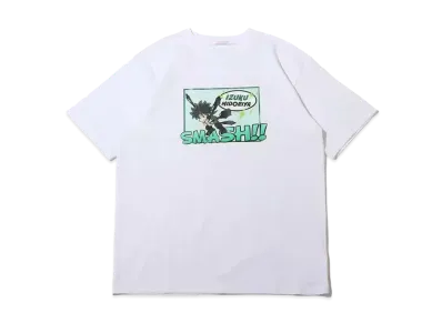 atmos pink x My Hero Academia T-Shirt Izuku Midoriya "White"