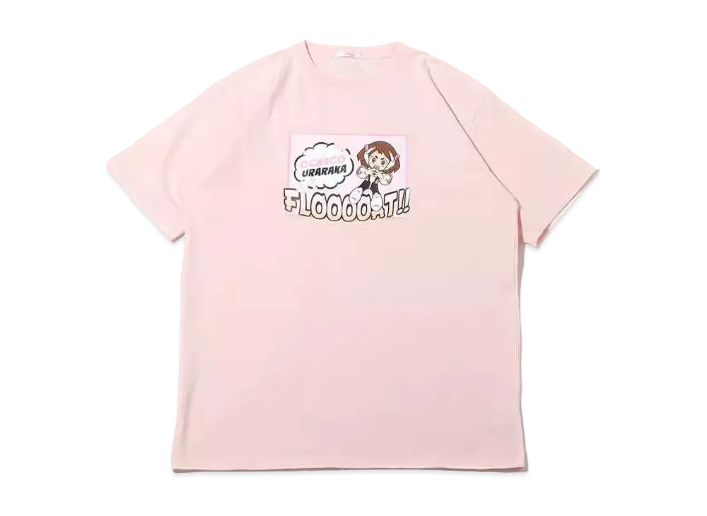 atmos pink x My Hero Academia T-Shirt Uraraka Ochako "Pink"