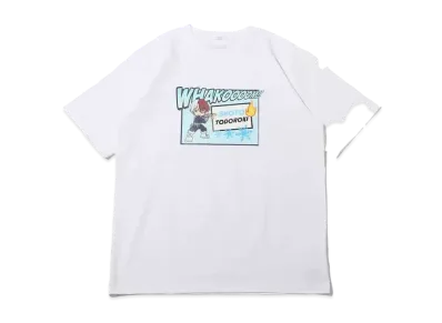 atmos pink x My Hero Academia T-Shirt Todoroki Shouto "White"