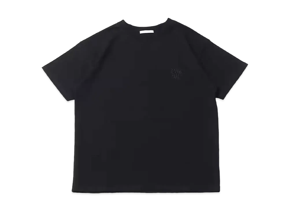 atmos pink Heart Logo Embroidery T "Black"