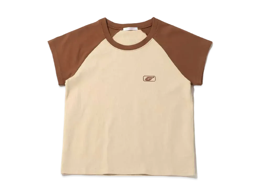 atmos pink Cap Sleeve Raglan T-Shirt "Brown"