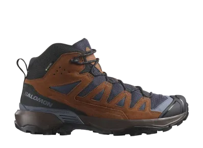 Salomon X Ultra 360 Leather Mid GORE-TEX "Blue Nights/Caramel Cafe/Grisaille"