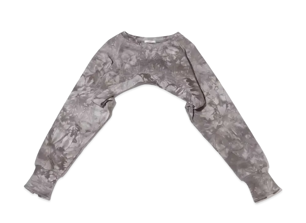 atmos pink Tie Dye Short Round Tops "Gray"