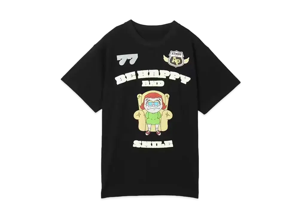 atmos pink x Lili Grumpy T-Shirt "Black"