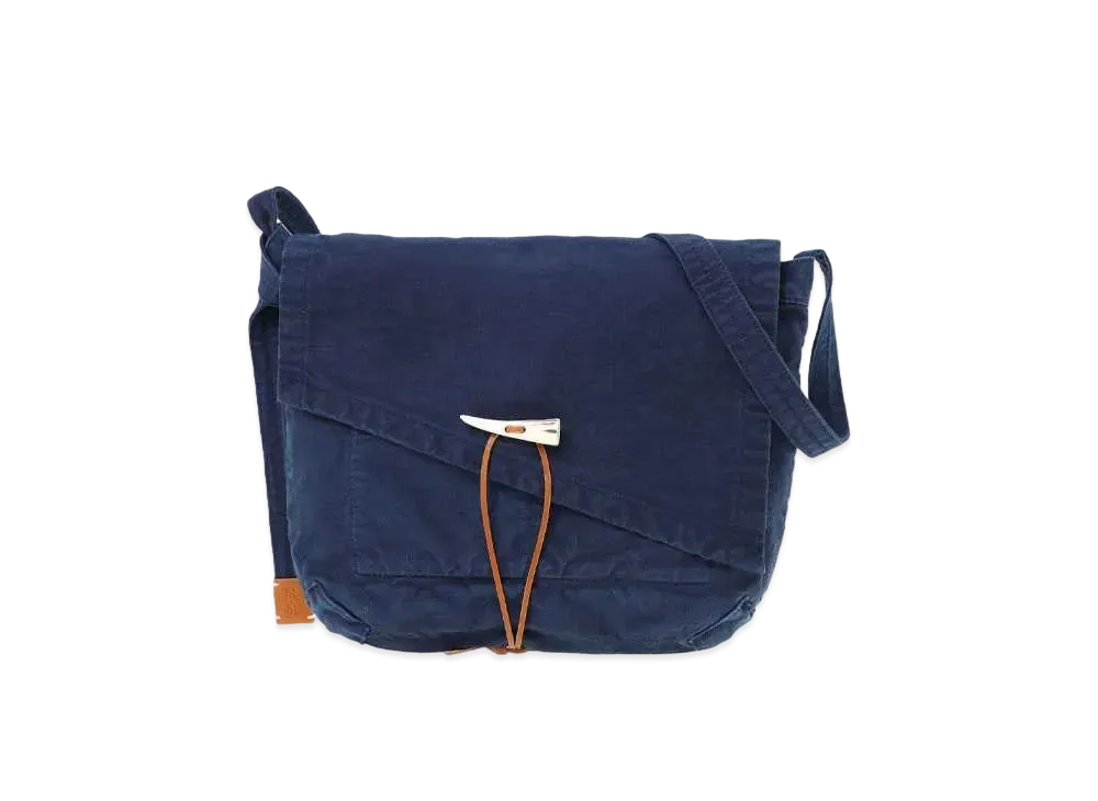 PORTER LUGGAGE LABEL / TRUE BLUE Flap Shoulder Bag (L) "Blue"