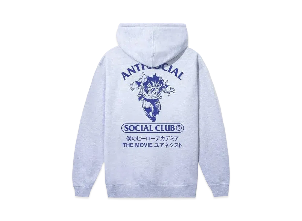 ANTI SOCIAL SOCIAL CLUB x MY HERO ACADEMIA Class 1-A Hoodie "Gunmetal Heather"