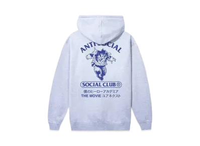 ANTI SOCIAL SOCIAL CLUB x MY HERO ACADEMIA Class 1-A Hoodie "Gunmetal Heather"
