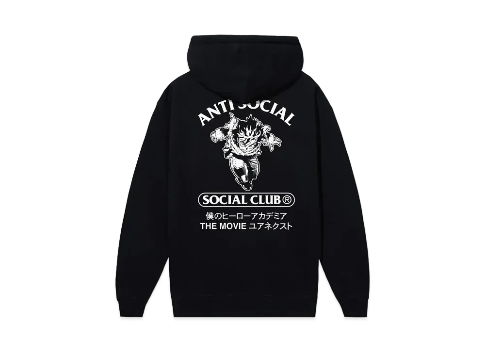 ANTI SOCIAL SOCIAL CLUB x MY HERO ACADEMIA Class 1-A Hoodie "Black"