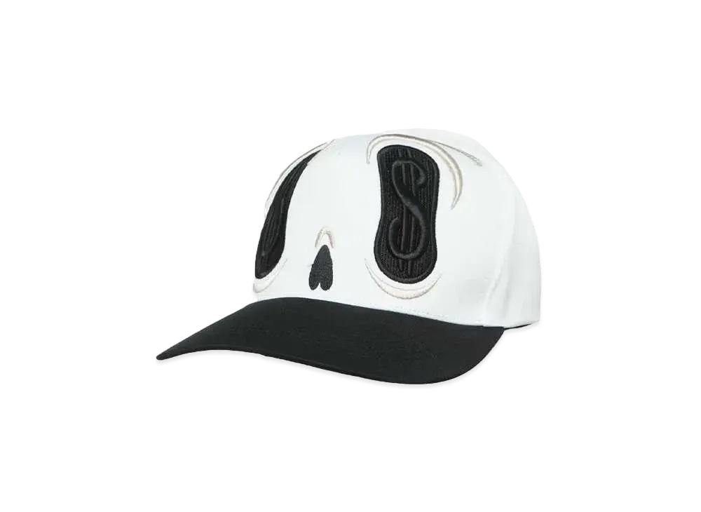 beauty:beast 5 PANEL CAP SKULL "WHITE x BLACK"