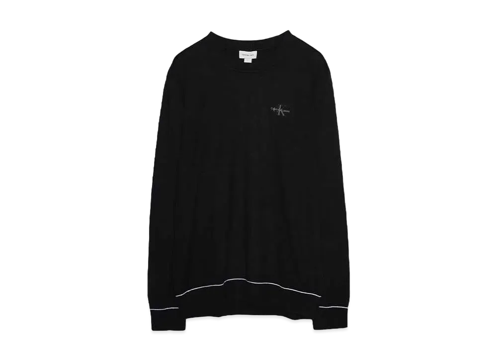 Calvin Klein Jeans A- ESSENSTIAL CN SWEATER " CK BLACK"