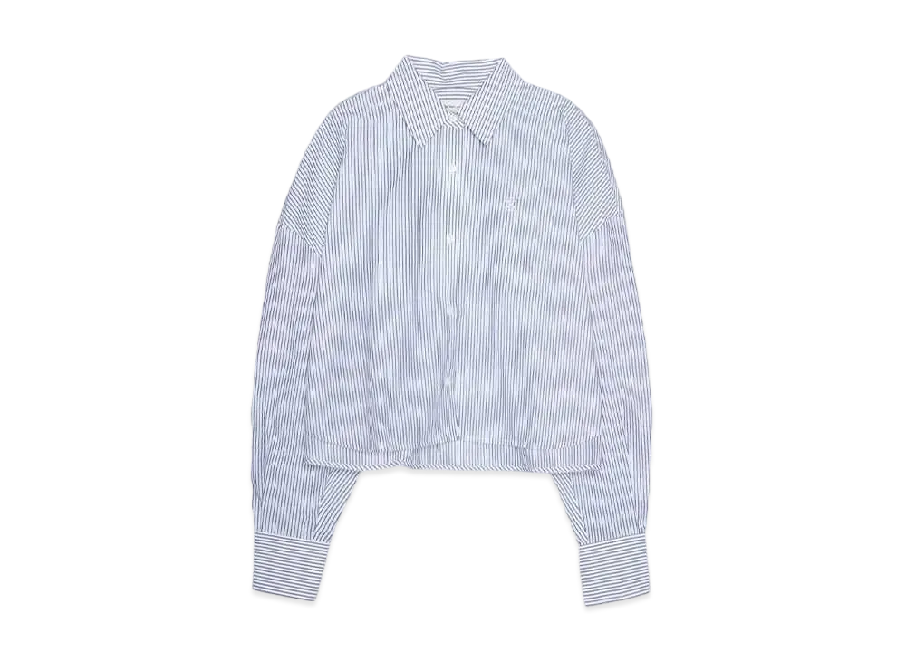 Calvin Klein Jeans A-CROPPED FASHION SHIRT "CHAMBRAY BLUE / WHITE STRIPE"