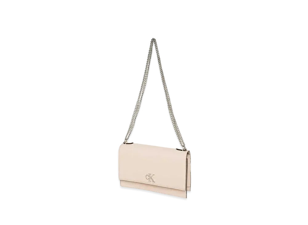 Calvin Klein Jeans MINIMAL MONOGRAM SM CHAIN FLAP XBODY21 "GRAY MORN"