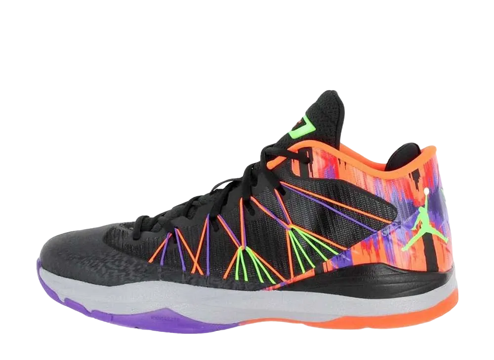 Nike Jordan CP3 7 AE "Black/Electric Green/Hyper Crimson/Purple"
