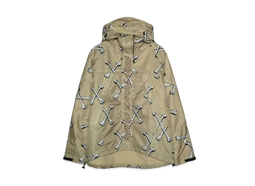 MAYO MAYO CROSS BONES EMBROIDERY MOUNTAIN PARKA "GOLD"