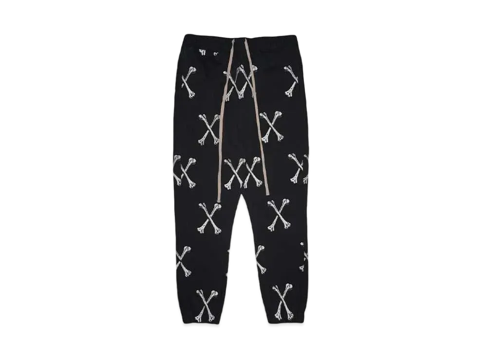 MAYO MAYO CROSS BONES EMBROIDERY SWEAT PANTS "BLACK"