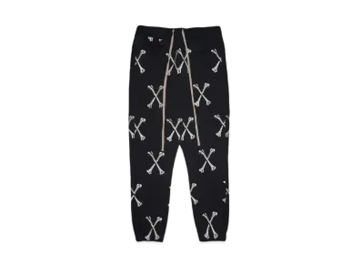 MAYO MAYO CROSS BONES EMBROIDERY SWEAT PANTS "BLACK"